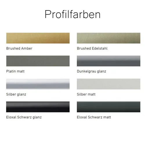 Aluminium Bilderrahmen Alpha True Colour UV70