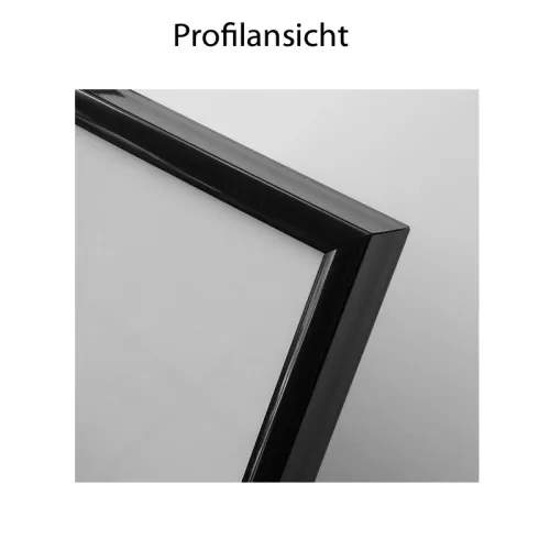 Kunststoff-Bilderrahmen 20x120 cm, kantiges Profil