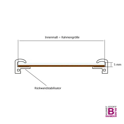 Wechselrahmen 30x100 cm, Classic