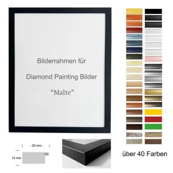 MDF-Bilderrahmen Malte für Diamond Painting Bilder